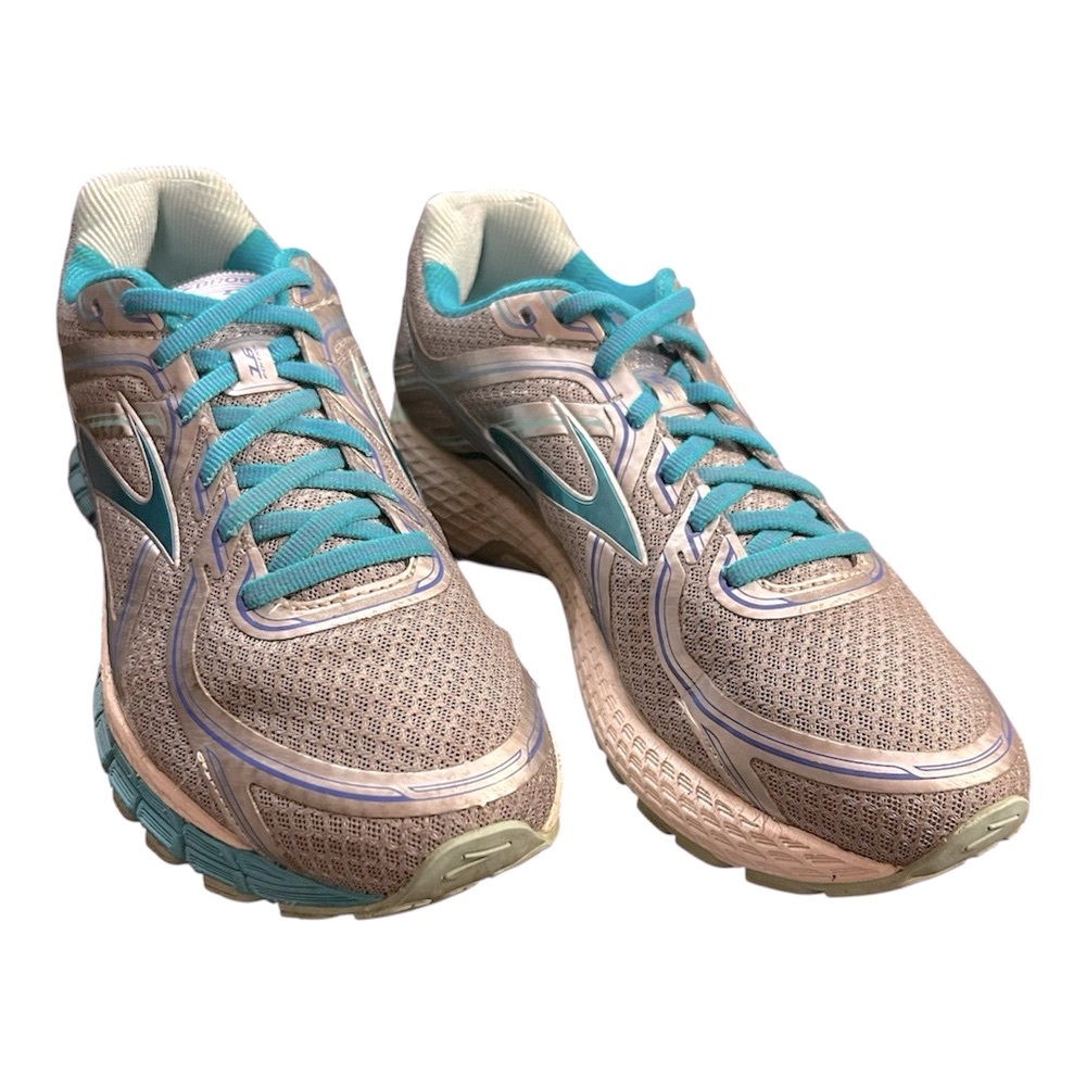 Brooks Adrenaline GTS 16 Women’s 9.5 Wide Gray Teal Running Shoes Sneakers